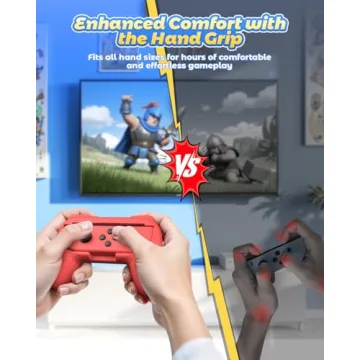 FYOUNG Hand Grips for Switch - Comfortable Joy-Con Controller