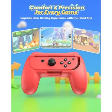 FYOUNG Hand Grips for Switch - Comfortable Joy-Con Controller