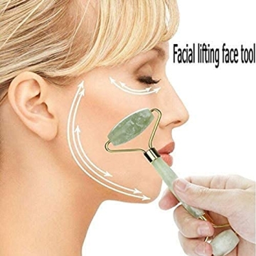 fuvooi Jade Gua Sha Facial Massager Set for Glowing Skin