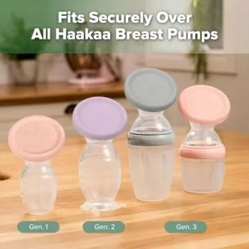 Haakaa Silicone Breast Pump Cap - Leak-Proof & Hygienic