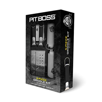 Pit Boss 20010 5-Piece Griddle Tool Kit Black Outdoor Cooking