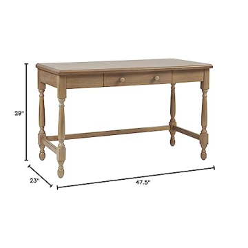 Martha Stewart Tabitha Solid Wood Writing Desk for Home Office