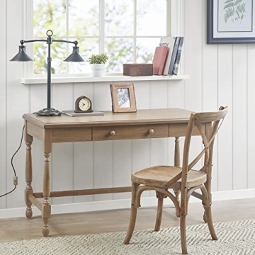 Martha Stewart Tabitha Solid Wood Writing Desk for Home Office