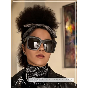 Oversized Sunglasses for Women with UV Protection