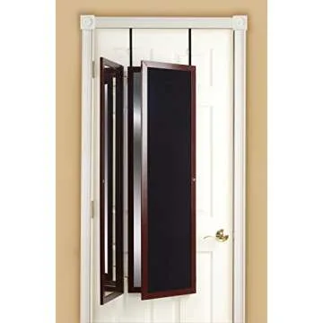 Mirrotek Triple View Over The Door Dressing Mirror with 4 Mirrors