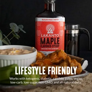 Lakanto Sugar Free Maple Syrup - Keto Friendly Delight
