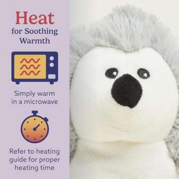 Warmies Junior Hedgehog - Microwavable Weighted Plush Toy