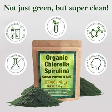 Good Natured Organic Spirulina & Chlorella - Vegan Superfood Mix