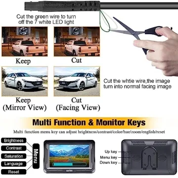 High-Def 4.3-Inch Backup Camera with Night Vision