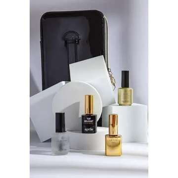 Apres Nail GEL-X Kit Professional Starter Kit |Premium Quality | 10 Sizes 0-9 | No Size 00 Included | 2022 Version (Natural Coffin Medium)