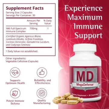 Waiora MegaDefense Mushroom Supplement for Daily Wellness