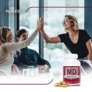 Waiora MegaDefense Mushroom Supplement for Daily Wellness