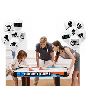 Ice Hockey Birthday Balloons - Eco-Friendly Party Supplies