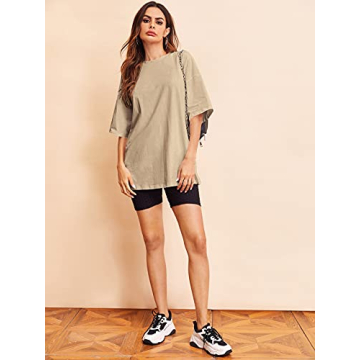 Verdusa Women's Casual Oversized Tunic Tee - Comfort Meets Style