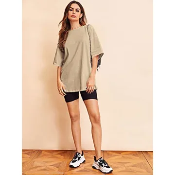 Verdusa Women's Casual Oversized Tunic Tee - Comfort Meets Style