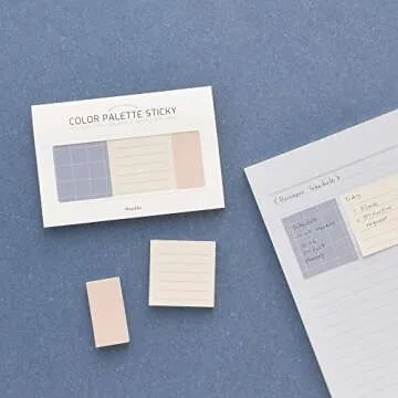 Monolike Color Palette Sticky Plan - 30 Sheets Memo Pad