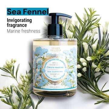Panier des Sens - Liquid Hand Soap – Sea Samphire Hand Wash - French Marseille Moisturizing Hand S...