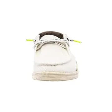 Hey Dude Women's Wendy Star White Comfortable Shoes