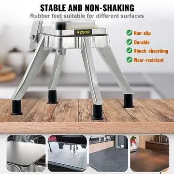 VEVOR Commercial Vegetable Chopper with 4 Blades