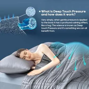 Luxury OMYSTYLE King Size Weighted Blanket 20lbs