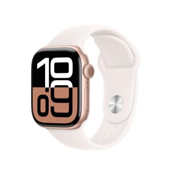 Apple Watch Series 10 GPS Smartwatch - Rose Gold