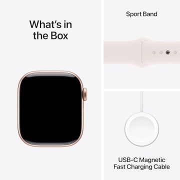 Apple Watch Series 10 GPS Smartwatch - Rose Gold