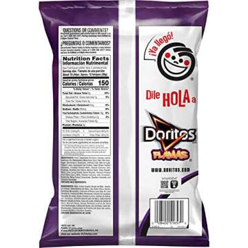 Doritos Tortilla Chips Flamas Cheddar Cheese, 9.25 Oz