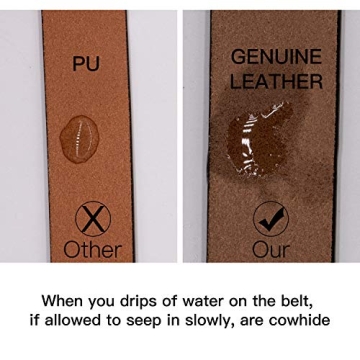 LOKLIK Women's Leopard Print Leather Belt for Pants Jeans Waist Belt with Alloy Buckle S(29"-32")