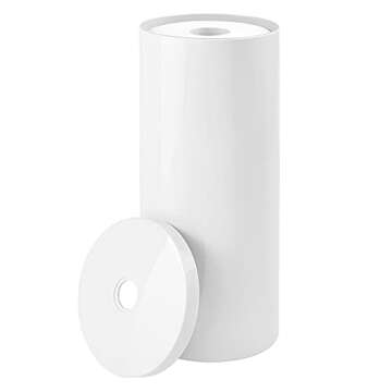 mDesign Space-Saving Toilet Paper Organizer - 2 Pack