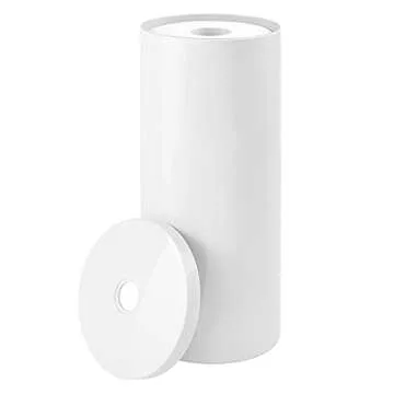 mDesign Space-Saving Toilet Paper Organizer - 2 Pack