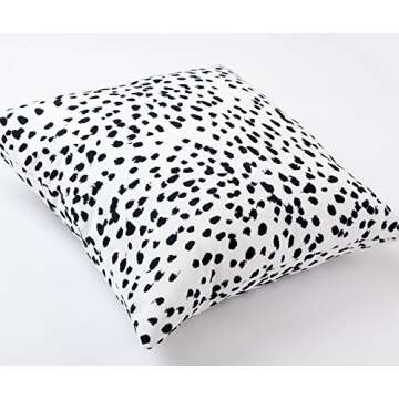 Pantaknot Dalmatian Spots Decorative Throw Pillow Covers Set of 2 Cheetah Pillowcase Cushion Home Décor, 18 x 18 Inch