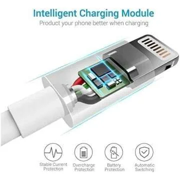 iPhone Charger Lightning Cable,2 Pack Apple MFi Certified USB iPhone Fast Chargering Cord,Data Sync Transfer for 13/12/11 Pro Max Xs X XR 8 7 6 5 5s iPad iPod More Model Cell Phone Cables