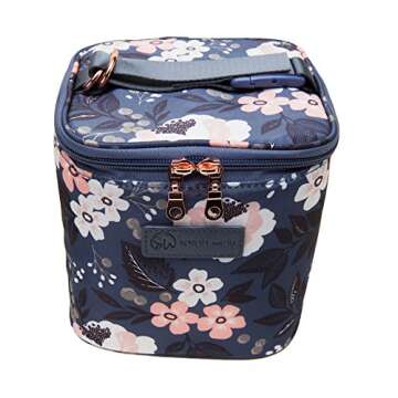 Sarah Wells Cold Gold Breastmilk Cooler Bag with Ice Pack (Le Floral)