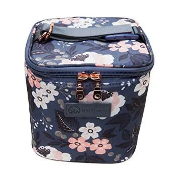 Sarah Wells Cold Gold Breastmilk Cooler Bag with Ice Pack (Le Floral)