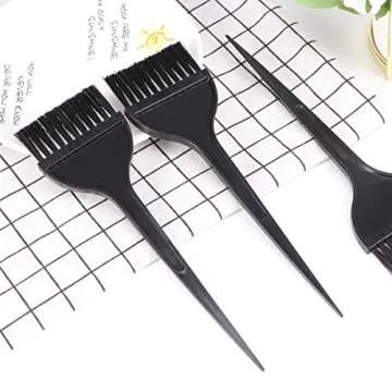 Beaupretty 12pcs Hair Dye Brushes Hair Color Tint Applicator Brushes Professional Hair Bleach Styling Brushes for Salon or Home Use