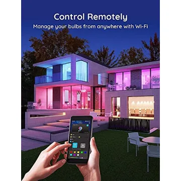 Govee Smart LED Bulbs - RGBWW Color Changing with Voice Control