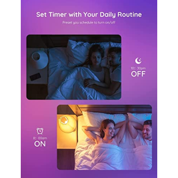 Govee Smart LED Bulbs - RGBWW Color Changing with Voice Control