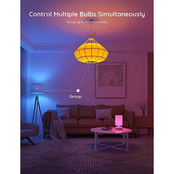 Govee Smart LED Bulbs - RGBWW Color Changing with Voice Control