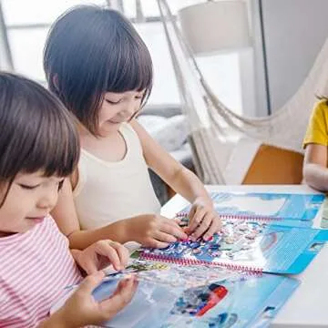 Melissa & Doug PAW Patrol Restickable Puffy Stickers 3-Pack – Adventure Bay, Jake’s Mountain, Jungle - PAW Patrol-Themed Resuable Sticker Activity Sets For Kids