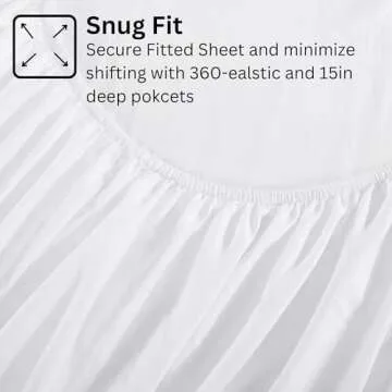 Casa Platino Sheets Set - Ultra Soft & Breathable Bed Sheets Set - Brushed Microfiber - Shrinkage and Fade Resistant – Easy Care Sheets Set with Deep Pockets