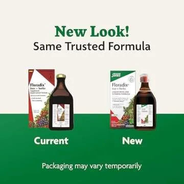 Floradix by Salus Iron & Herbs - Liquid Herbal Supplement for Energy Support - Iron Supplement with Vitamin C & B Complex Vitamins - for Men & Women - 23 oz