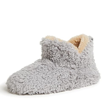Dearfoams Women's Chelsea Bootie Slippers for Cozy Comfort
