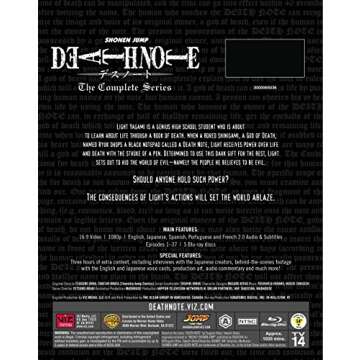 Death Note Complete Series on Blu-ray Enhancing Anime Experience