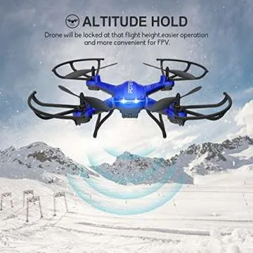 Potensic F181DH Drone: HD Camera & Stepless Speed Function