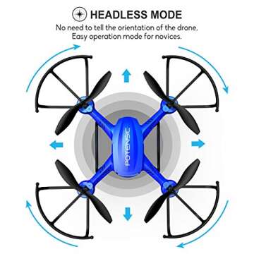 Potensic F181DH Drone: HD Camera & Stepless Speed Function