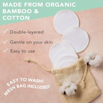 Eco-Friendly Reusable Makeup Remover Pads for All Skin Types