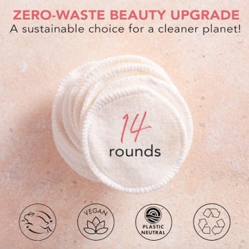 Eco-Friendly Reusable Makeup Remover Pads for All Skin Types