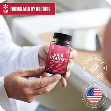 VYTALIFE Biotin 5000mcg Hair Growth Vitamin Supplements - Hair Vitamins for Women, Collagen Supplements, Hair Growth Vitamins - Hair Growth for Women, Hair Growth Supplement - 1 Pack, 90 Caps