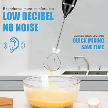 Fivtyily Handheld Milk Frother for Perfect Lattes and More