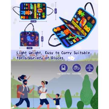 Medxin Busy Board: Engaging Montessori Learning for Toddlers